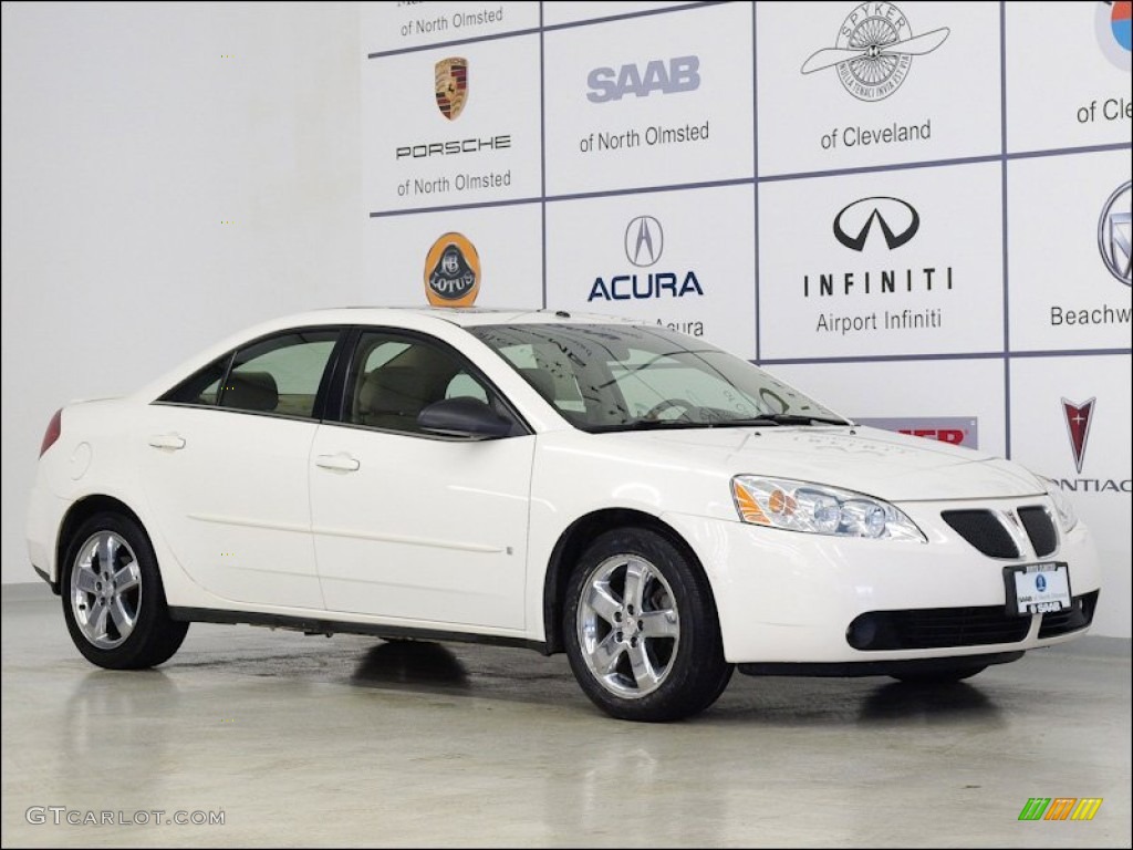 2006 G6 GT Sedan - Ivory White / Light Taupe photo #1