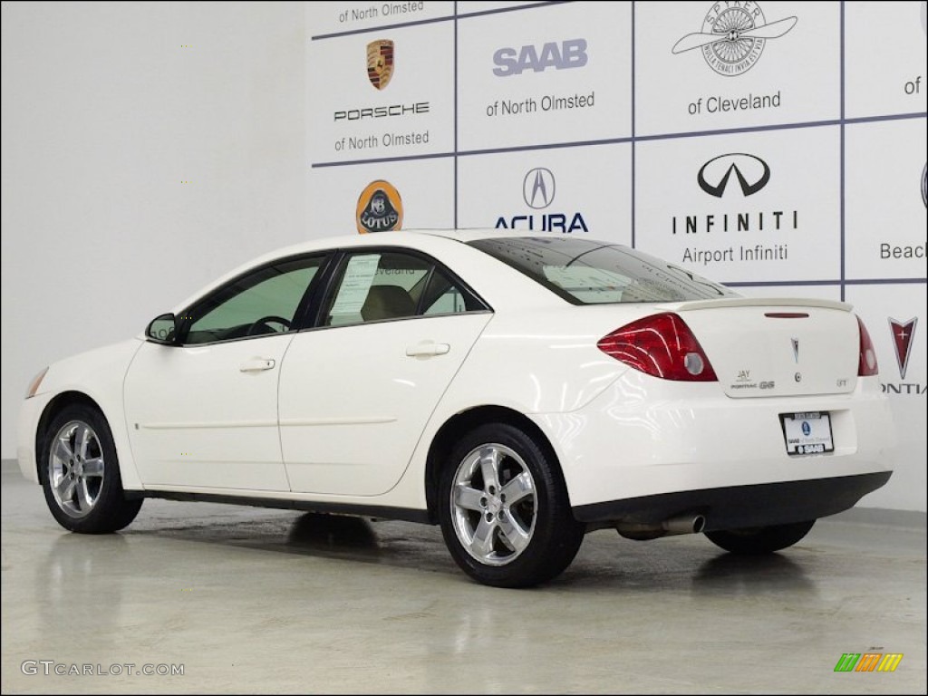 2006 G6 GT Sedan - Ivory White / Light Taupe photo #5