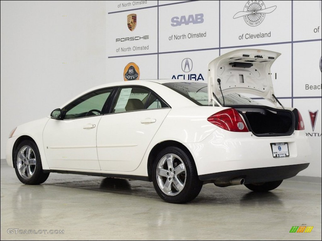 2006 G6 GT Sedan - Ivory White / Light Taupe photo #6