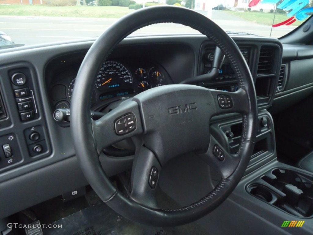 2005 Sierra 1500 SLT Extended Cab 4x4 - Silver Birch Metallic / Dark Pewter photo #16