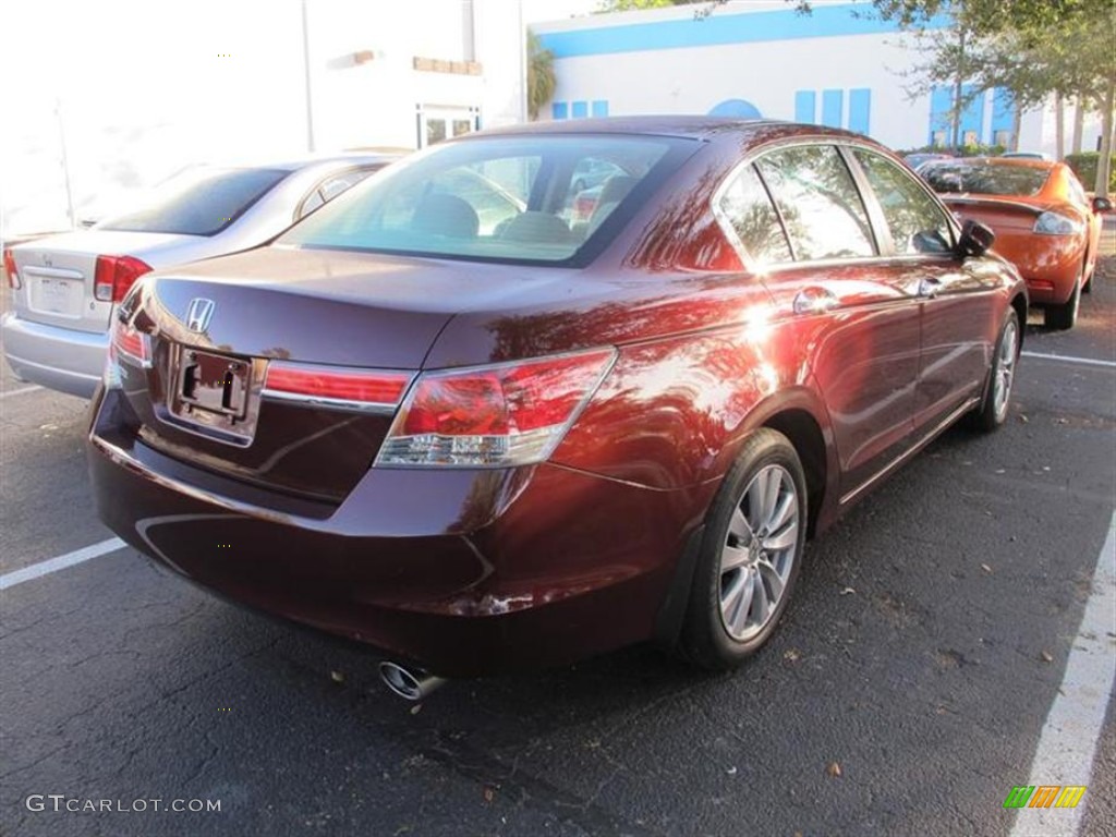 2011 Accord EX Sedan - Basque Red Pearl / Ivory photo #2