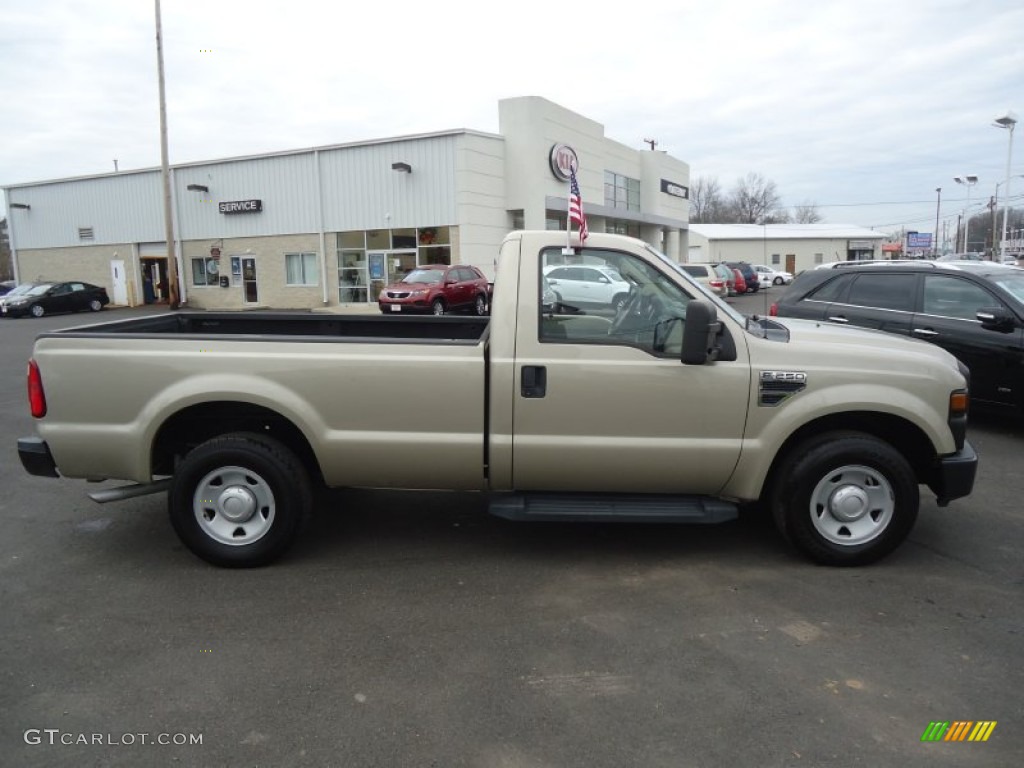 Pueblo Gold Metallic 2008 Ford F250 Super Duty XL Regular Cab Exterior Photo #57890509