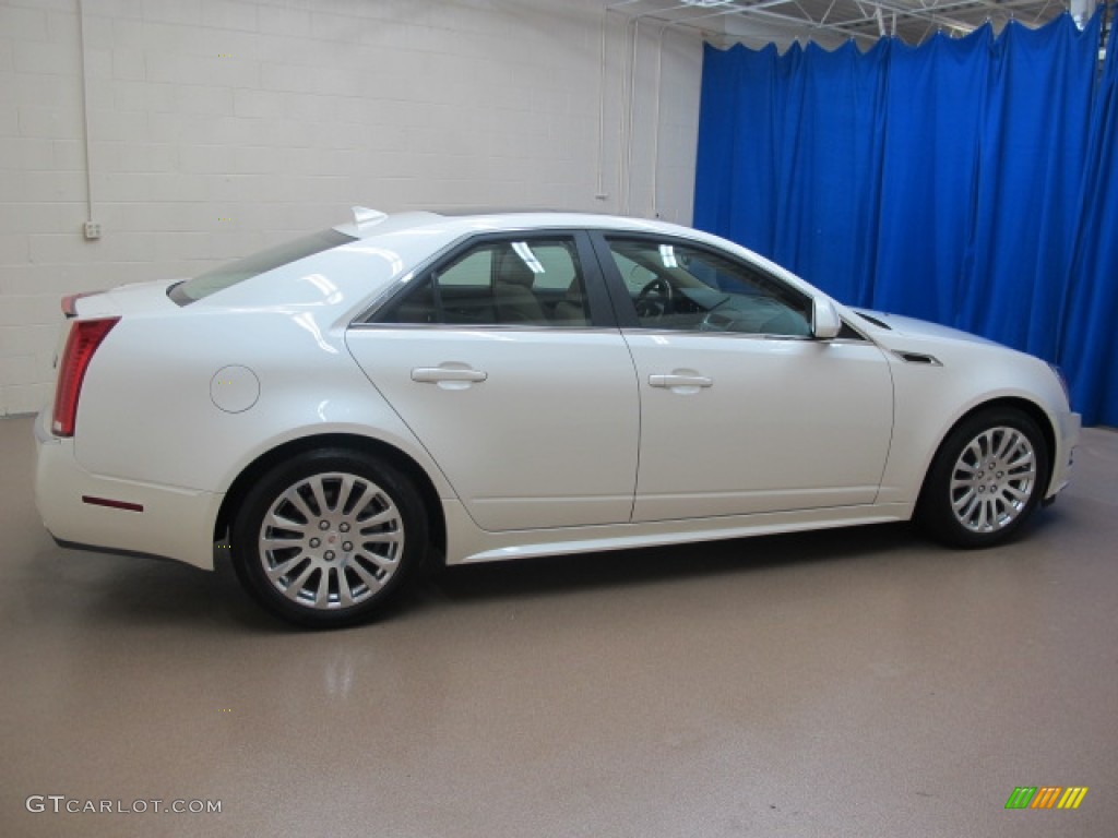 White Diamond Tricoat 2012 Cadillac CTS 4 3.6 AWD Sedan Exterior Photo #57890626