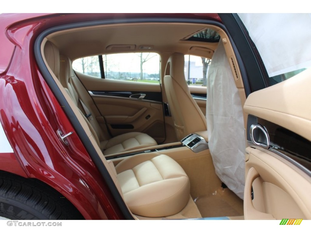 Luxor Beige Interior 2012 Porsche Panamera 4 Photo #57890917