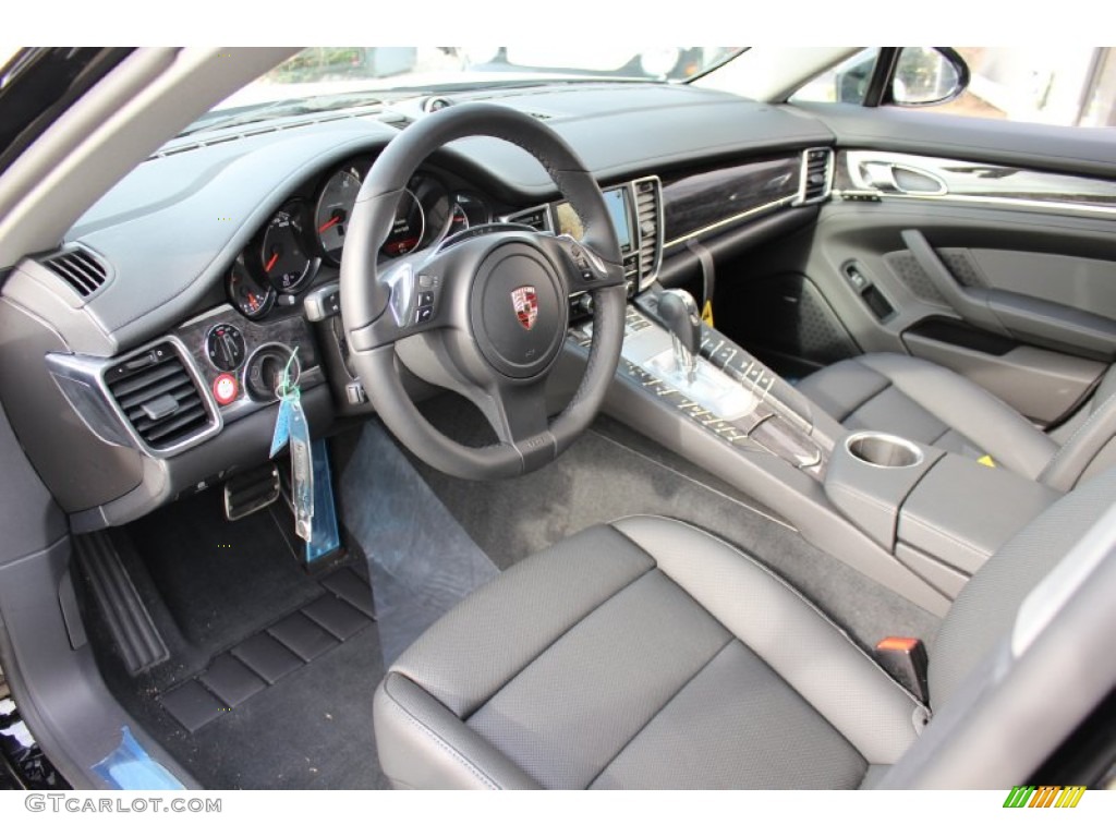 Black Interior 2012 Porsche Panamera S Photo #57891091