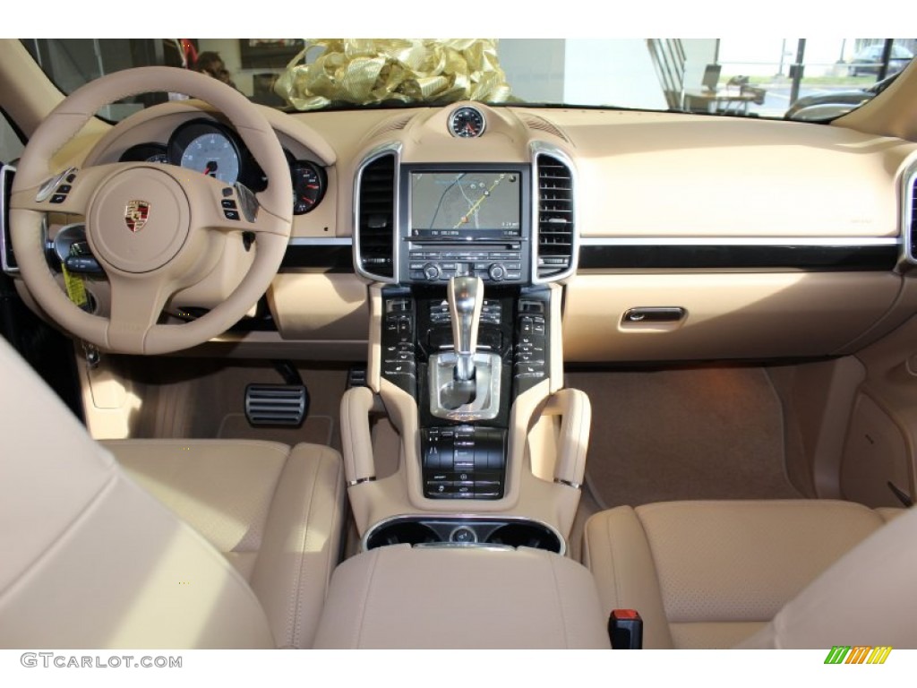 2012 Porsche Cayenne S Luxor Beige Dashboard Photo #57891421