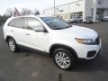 2011 Snow White Pearl Kia Sorento LX V6 AWD  photo #4