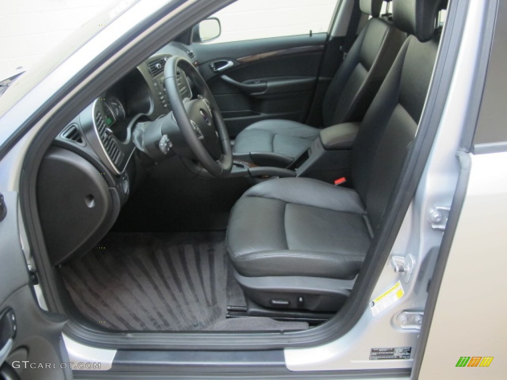 Black Interior 2011 Saab 9-3 2.0T Sport Sedan XWD Photo #57893716