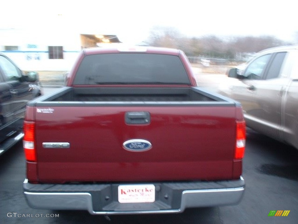 2006 F150 XLT SuperCrew - Dark Toreador Red Metallic / Medium/Dark Flint photo #5