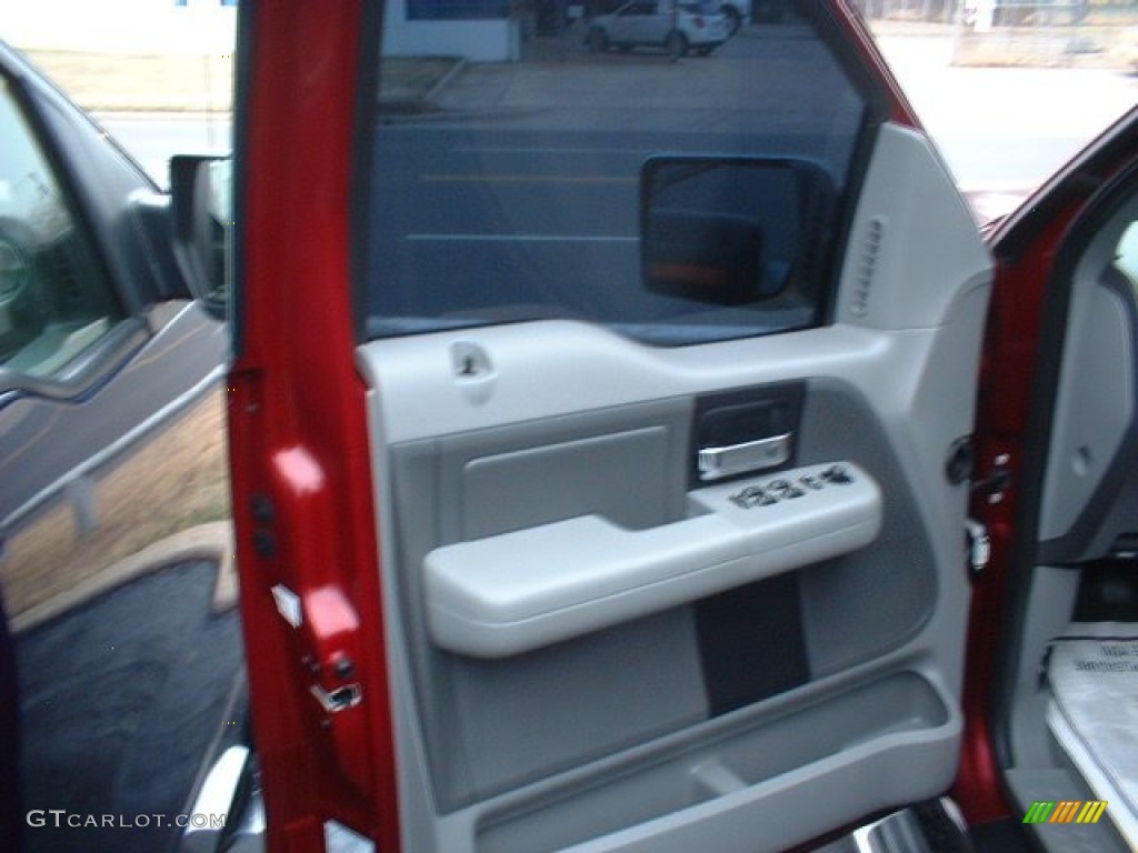 2006 F150 XLT SuperCrew - Dark Toreador Red Metallic / Medium/Dark Flint photo #10