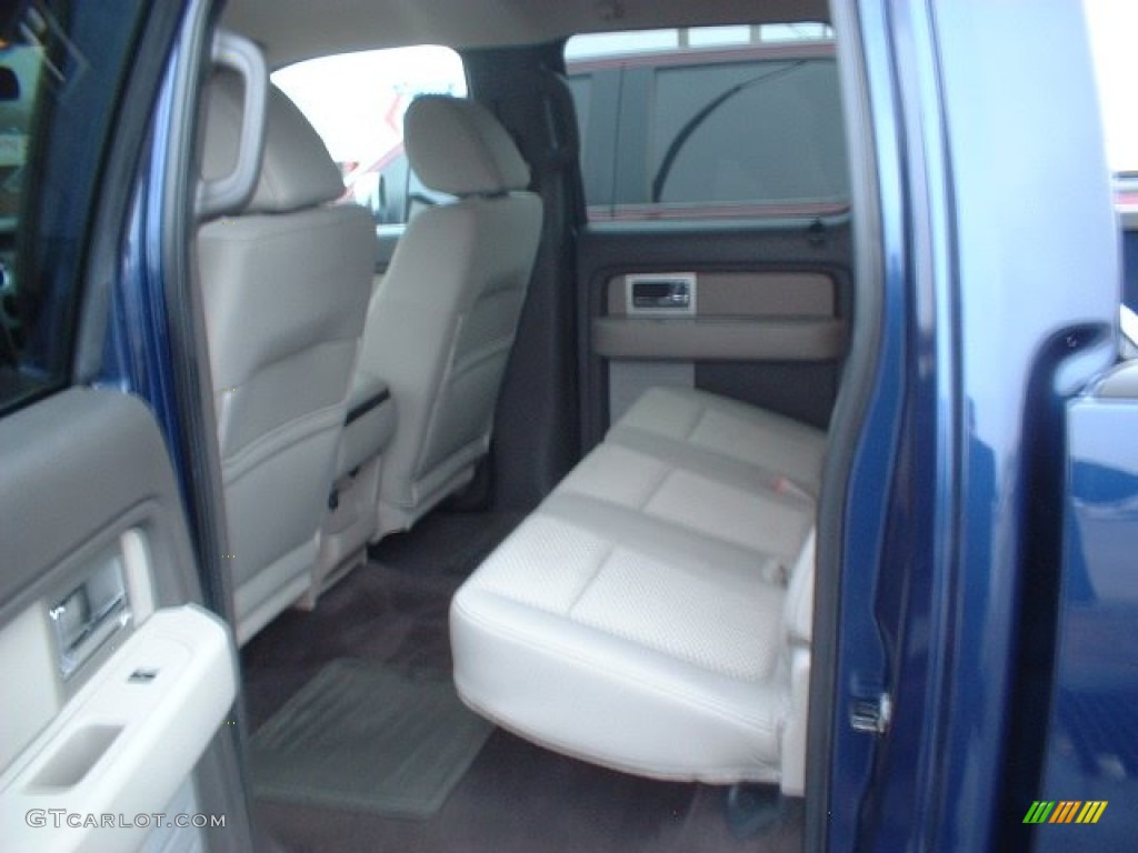 2010 F150 XLT SuperCrew - Dark Blue Pearl Metallic / Medium Stone photo #11