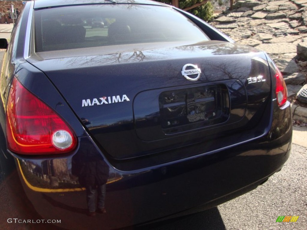2005 Maxima 3.5 SL - Majestic Blue Metallic / Black photo #5