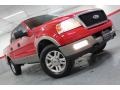 2004 Bright Red Ford F150 Lariat SuperCrew 4x4  photo #1