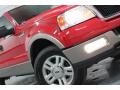 2004 Bright Red Ford F150 Lariat SuperCrew 4x4  photo #3