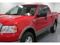 2004 Bright Red Ford F150 Lariat SuperCrew 4x4  photo #12