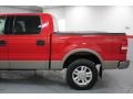 2004 Bright Red Ford F150 Lariat SuperCrew 4x4  photo #17