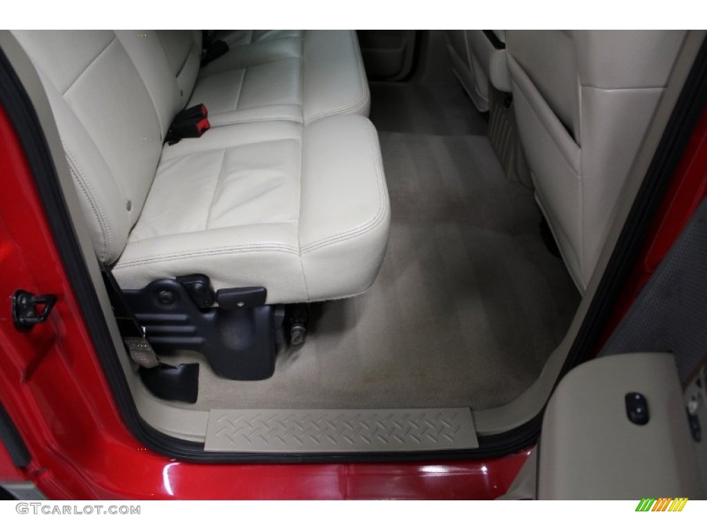 2004 F150 Lariat SuperCrew 4x4 - Bright Red / Tan photo #70
