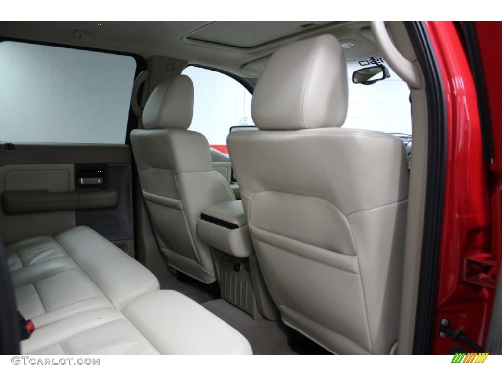 2004 F150 Lariat SuperCrew 4x4 - Bright Red / Tan photo #73