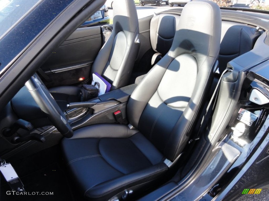 2008 911 Turbo Cabriolet - Black / Black photo #16