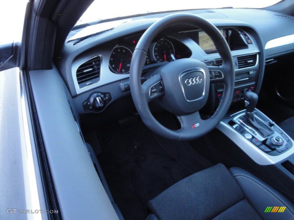 2011 Audi A4 2.0T quattro Sedan Black Dashboard Photo #57898170