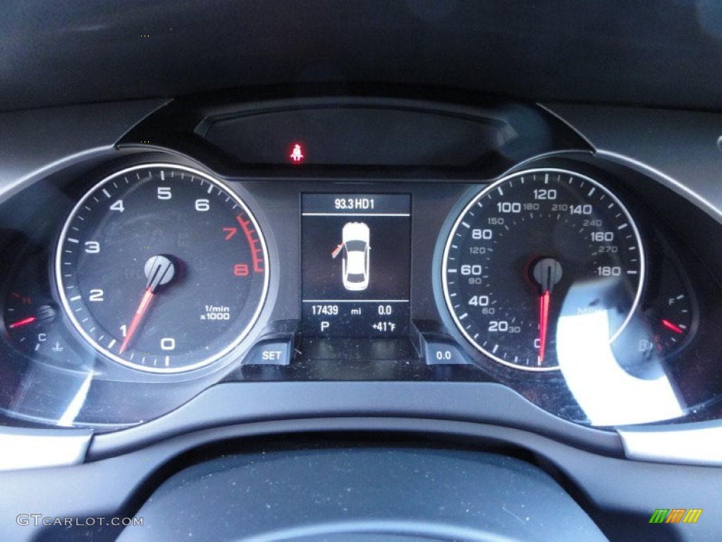 2011 Audi A4 2.0T quattro Sedan Gauges Photo #57898320