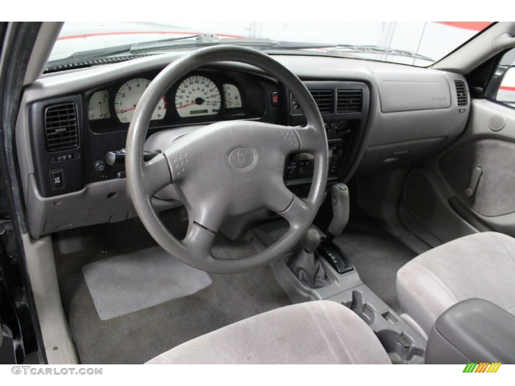 2001 Toyota Tacoma Regular Cab 4x4 Charcoal Dashboard Photo #57898557
