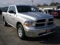 2011 Bright Silver Metallic Dodge Ram 1500 SLT Quad Cab 4x4  photo #3