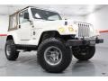 2000 Stone White Jeep Wrangler Sahara 4x4  photo #2