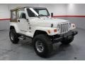 2000 Stone White Jeep Wrangler Sahara 4x4  photo #4