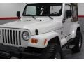 2000 Stone White Jeep Wrangler Sahara 4x4  photo #12