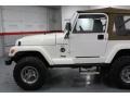 2000 Stone White Jeep Wrangler Sahara 4x4  photo #16