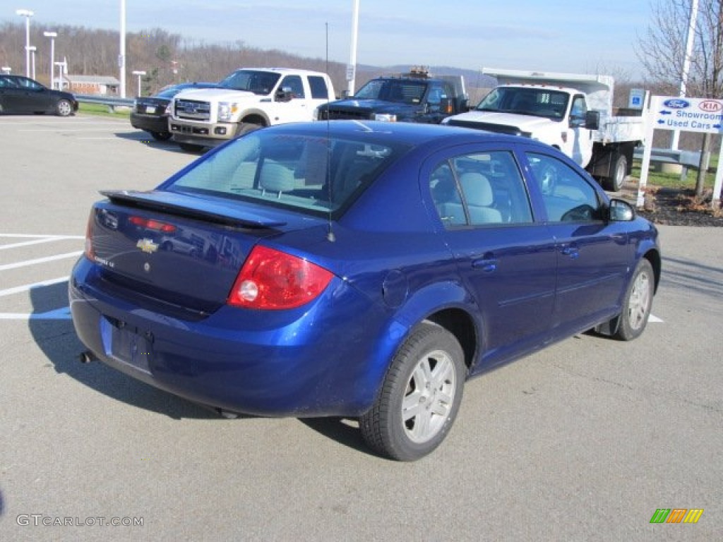 2007 Cobalt LT Sedan - Laser Blue Metallic / Gray photo #8