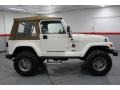 2000 Stone White Jeep Wrangler Sahara 4x4  photo #34