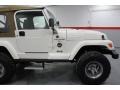 2000 Stone White Jeep Wrangler Sahara 4x4  photo #35