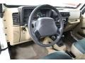 Camel/Dark Green 2000 Jeep Wrangler Sahara 4x4 Dashboard
