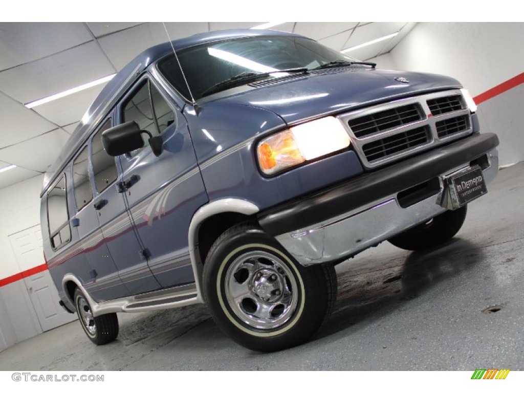 1997 Ram Van 2500 Conversion - Medium Blue Metallic / Dark Slate Gray photo #1