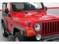 2005 Flame Red Jeep Wrangler Sport 4x4  photo #7