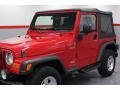 2005 Flame Red Jeep Wrangler Sport 4x4  photo #12