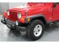 2005 Flame Red Jeep Wrangler Sport 4x4  photo #13