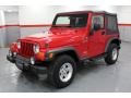 2005 Flame Red Jeep Wrangler Sport 4x4  photo #14