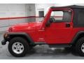 2005 Flame Red Jeep Wrangler Sport 4x4  photo #15