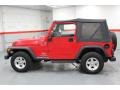 2005 Flame Red Jeep Wrangler Sport 4x4  photo #16