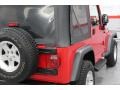 2005 Flame Red Jeep Wrangler Sport 4x4  photo #26