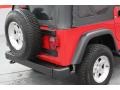 2005 Flame Red Jeep Wrangler Sport 4x4  photo #28