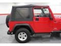 2005 Flame Red Jeep Wrangler Sport 4x4  photo #30