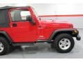 2005 Flame Red Jeep Wrangler Sport 4x4  photo #32