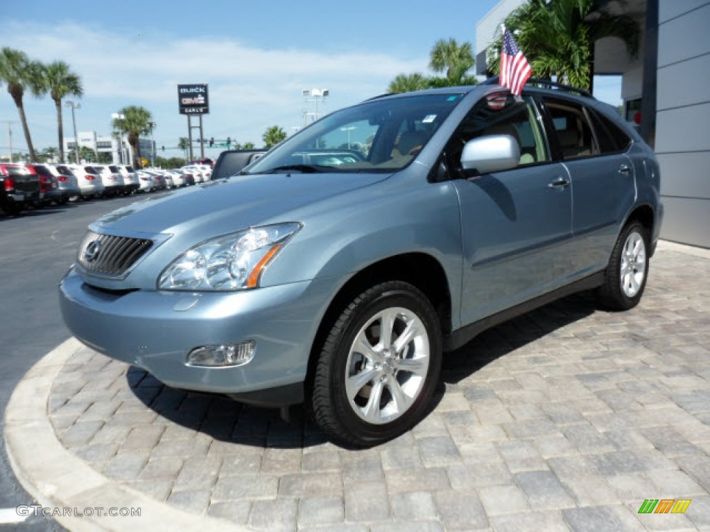 2009 RX 350 - Breakwater Blue Metallic / Light Gray photo #7