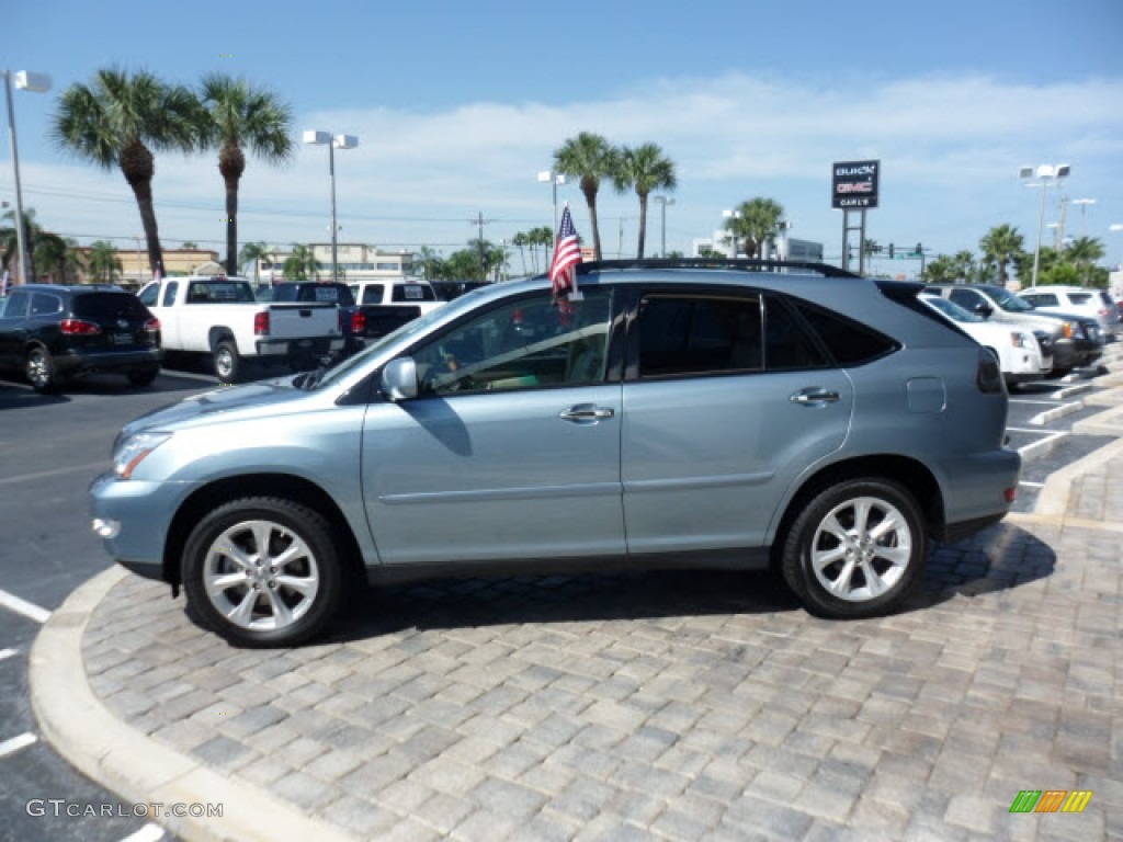 2009 RX 350 - Breakwater Blue Metallic / Light Gray photo #8