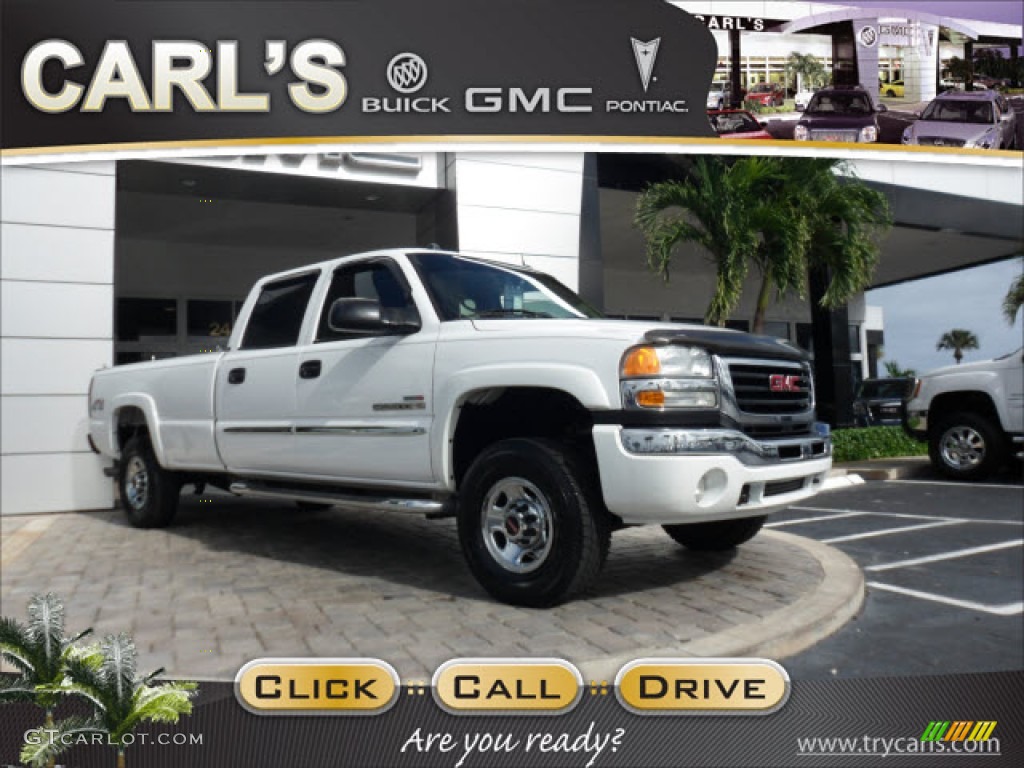 Summit White GMC Sierra 2500HD