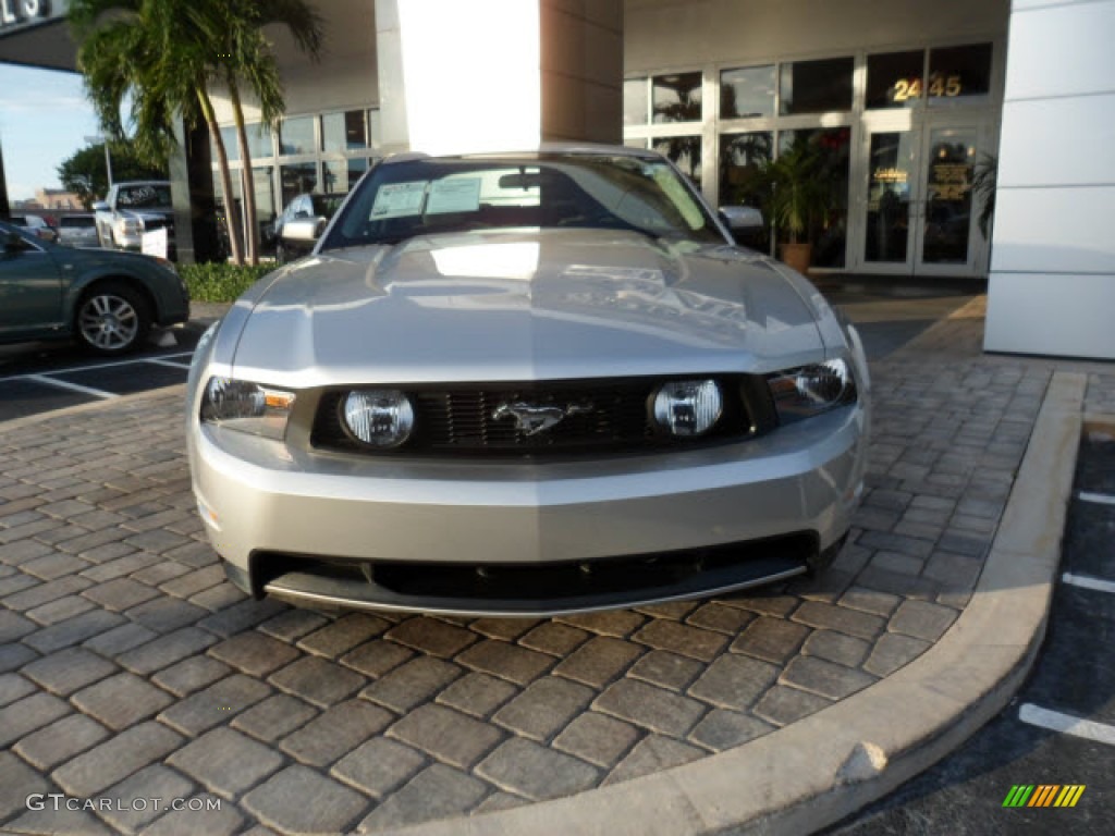 2011 Mustang GT Coupe - Ingot Silver Metallic / Stone photo #3